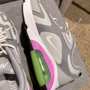 Nike 8.5 Nike Air Max 200 Pure Platinum/White-Cool Grey AT6175-002